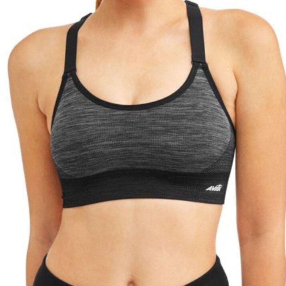 Avia Seamless Moisture Wicking Keyhole Sports Bra Style AV18198 Size Small